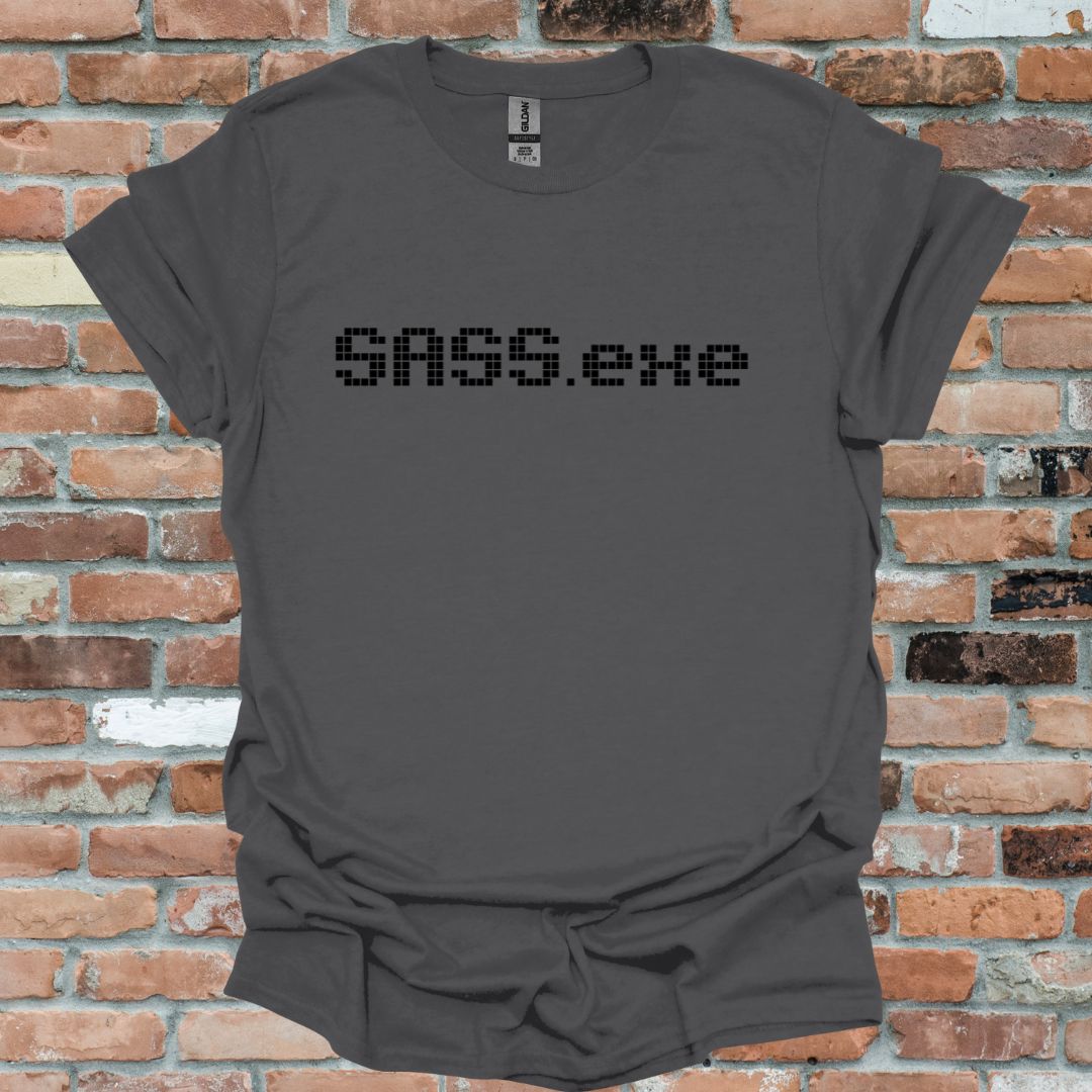 SASS.exe British Fun Graphic T-Shirt