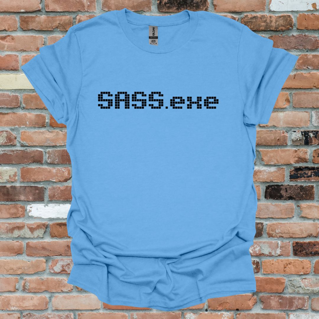 SASS.exe British Fun Graphic T-Shirt